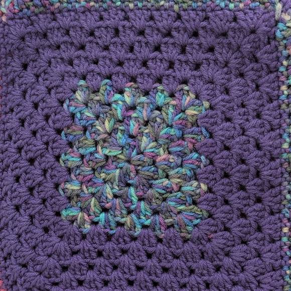 Colorful Crochet Blanket/Throw - Picture 4 of 7